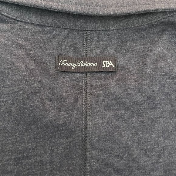 Tommy Bahama SPA Gray Button Front Women's Dress, Size L - Picture 5 of 8